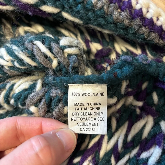 nuevo americana | 100% Wool Chunky Knit Sweater - Picture 7 of 10